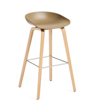 Hay AAS 32 High Bar Stool oak base 75cm