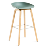 Dining Campaign, Hay AAS 32 High barstool soaped oak base