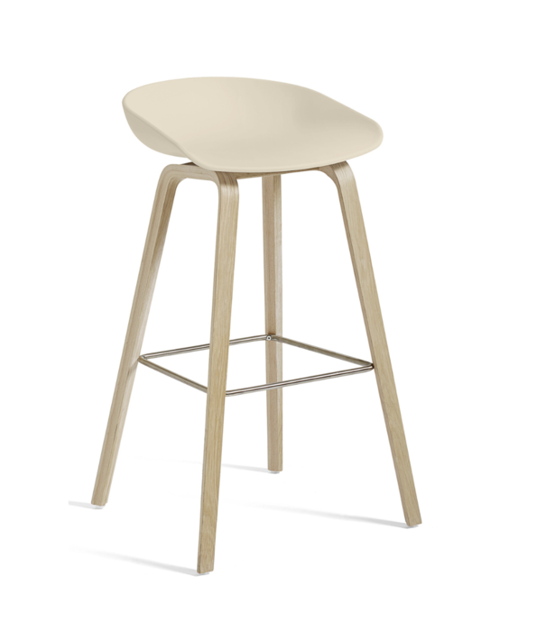 Hay  Dining Campaign, Hay AAS 32 High barstool soaped oak base