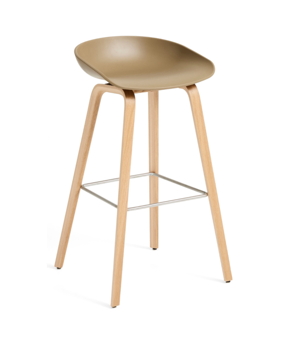 Hay  Dining Campaign, Hay AAS 32 High barstool soaped oak base