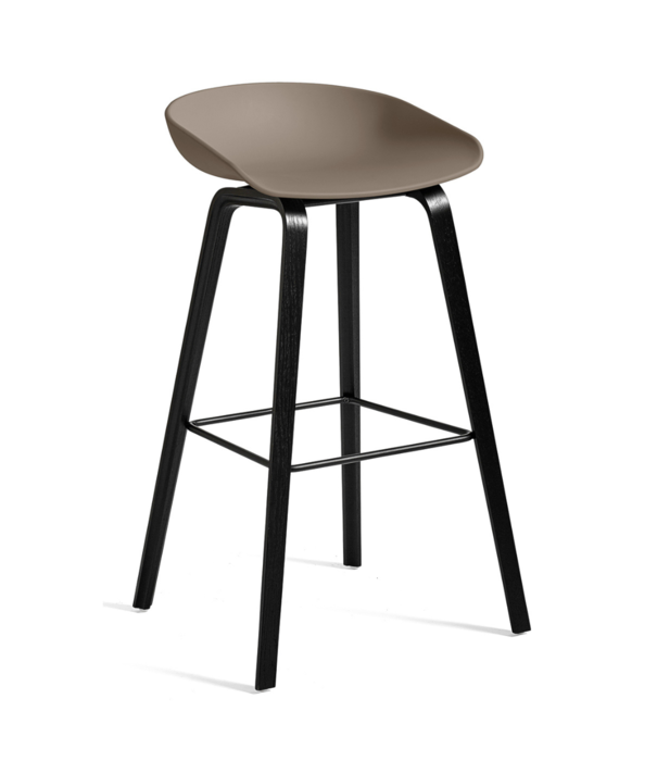 Hay  Hay AAS 32 High Bar Stool black oak base