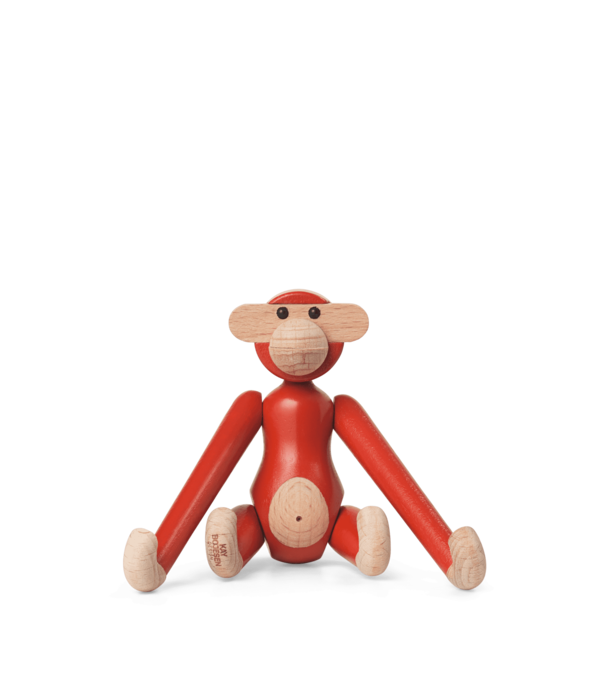 Kay Bojesen  Kay Bojesen - Monkey mini, red beech