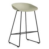 Hay AAS 38 Low Bar Stool black base