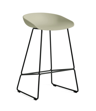 Hay AAS 38 Low Bar Stool black base 65cm