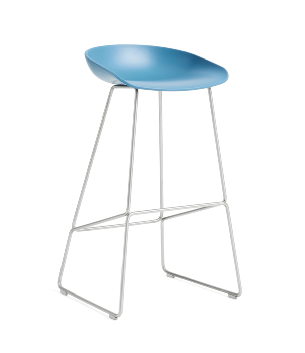 Hay  Hay AAS 38 Low Bar Stool Stainless Steel base