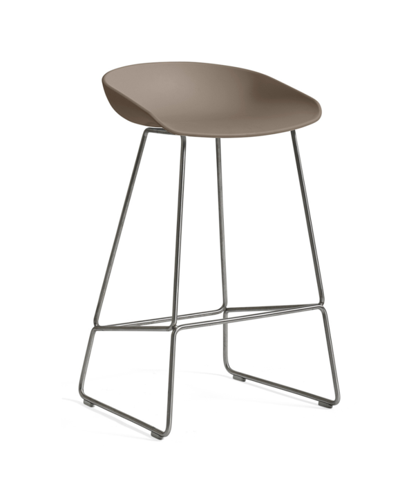Hay  Hay AAS 38 Low Bar Stool Stainless Steel base