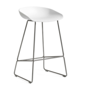 Hay AAS 38 Low Bar Stool Stainless Steel base 65cm