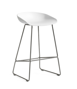 Hay AAS 38 Low Bar Stool Stainless Steel base H645