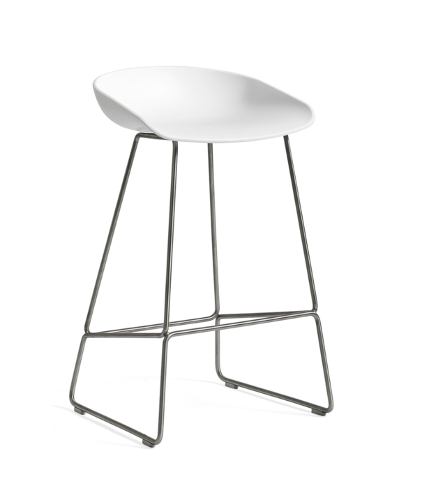Hay  Hay AAS 38 Low Bar Stool Stainless Steel base 65cm