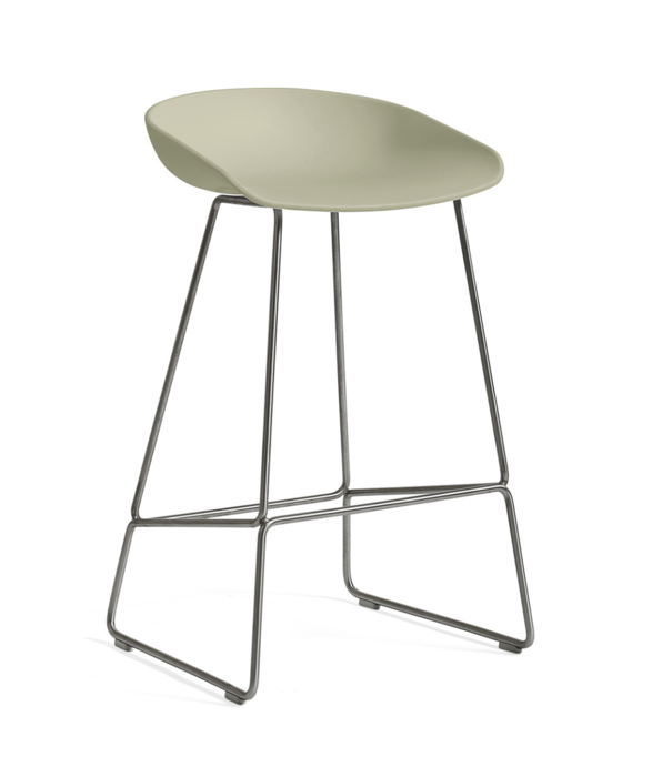 Hay  Hay AAS 38 Low Bar Stool Stainless Steel base 65cm