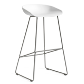 Hay - AAS 38 High barstool Stainless steel base H75