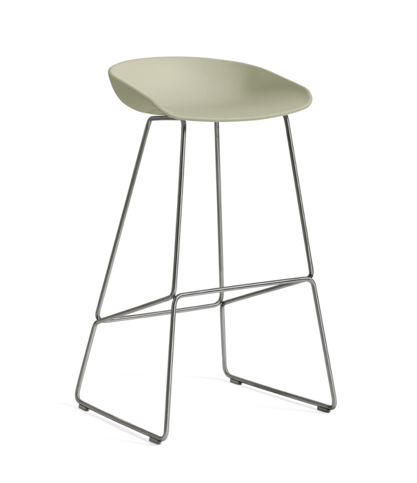 Hay  Hay AAS 38 High Bar Stool Stainless steel base