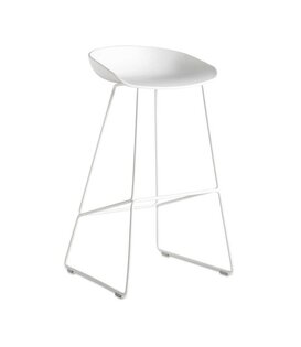 Hay AAS 38 High Bar Stool white  base 75cm