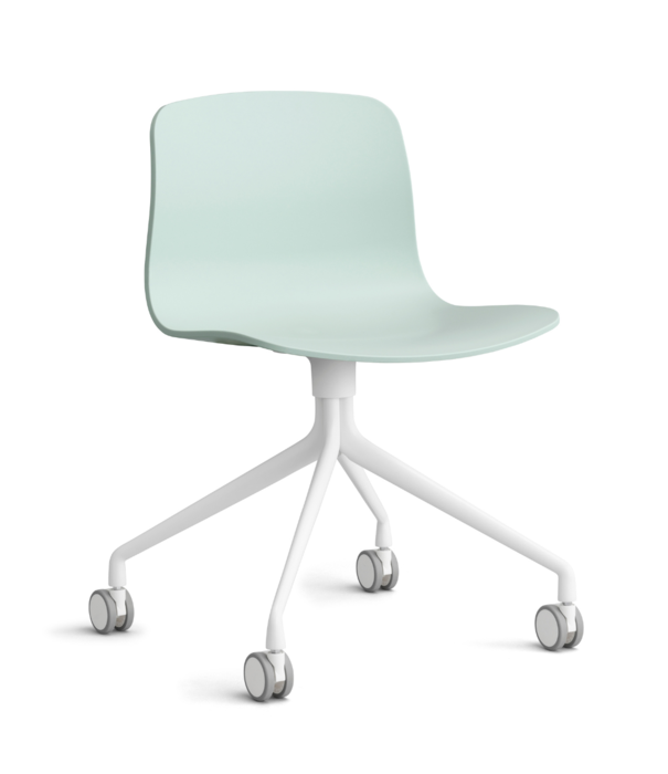 Hay  Hay -    AAC 14 chair white swivel base with wheels