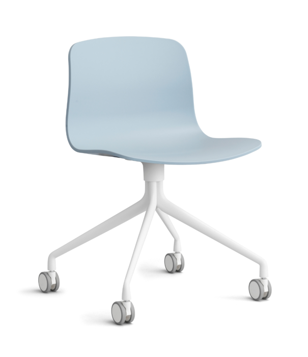 Hay  Hay -  AAC 14 chair white swivel base with wheels