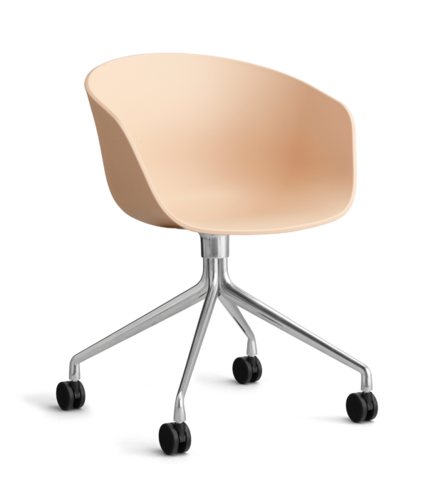 Hay  Hay - AAC 24 chair polished swivel with wheels