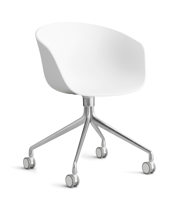 Hay  Hay - AAC 24 chair polished swivel with wheels