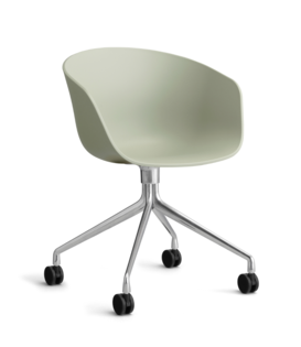 Hay AAC 24 Office Chair, polished swivel with castors