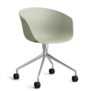 Hay - AAC 24 chair polished swivel with wheels