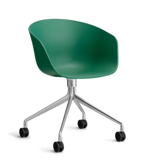 Hay  Hay AAC 24 Office Chair, polished swivel with castors