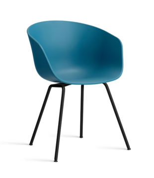 Hay AAC 26 Dining Chair, black tube base