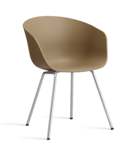 Hay AAC 26 Dining Chair, chromed tube base