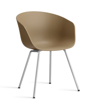 Hay AAC 26 Dining Chair, chromed tube base