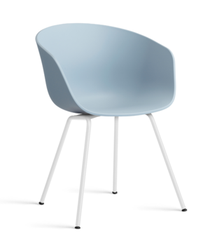 Hay AAC 26 Dining Chair, white tube base