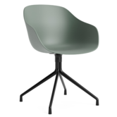 AAC220 Chair black aluminium 4 star swivel base