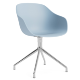 Dining Campaign, Hay AAC220 chair, polished aluminium 4 star swivel base