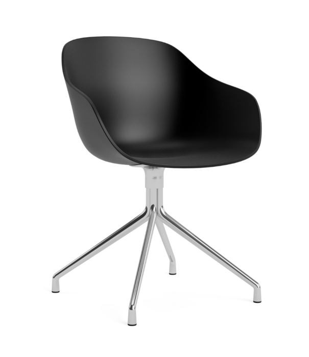 Hay  Dining Campaign, Hay AAC 220 Chair polished aluminium 4 star swivel base