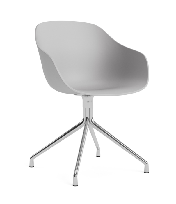 Hay  AAC 220 Eetkamerstoel 4 star chrome swivel voet