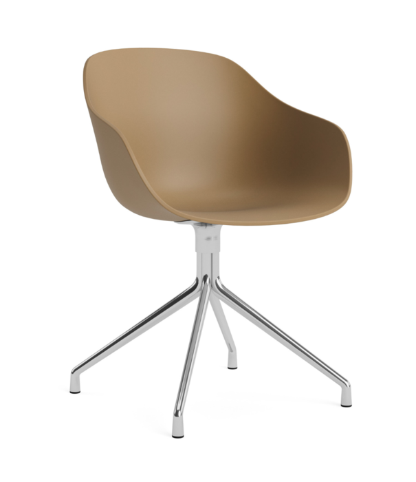 Hay  AAC 220 Eetkamerstoel 4 star chrome swivel voet