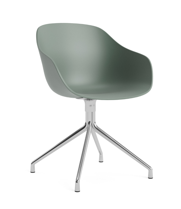 Hay  AAC 220 Eetkamerstoel 4 star chrome swivel voet