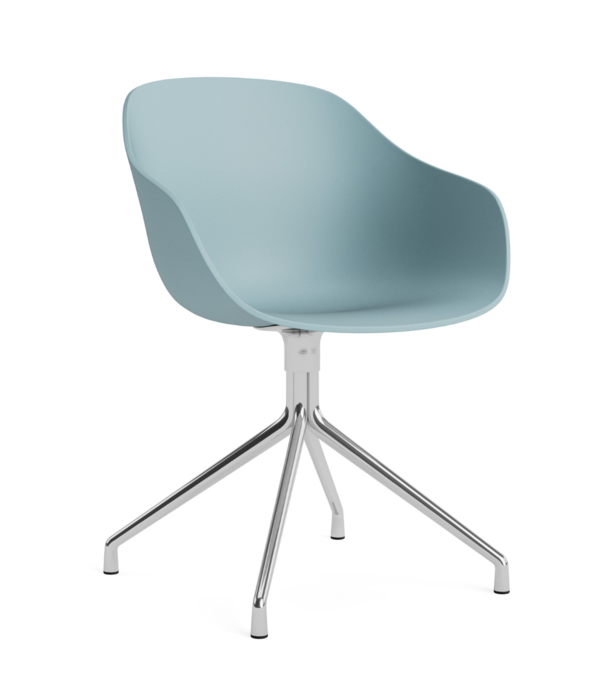 Hay  AAC 220 Dining Chair 4 star chromed swivel base