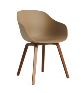 Hay - AAC 222 chair solid walnut base