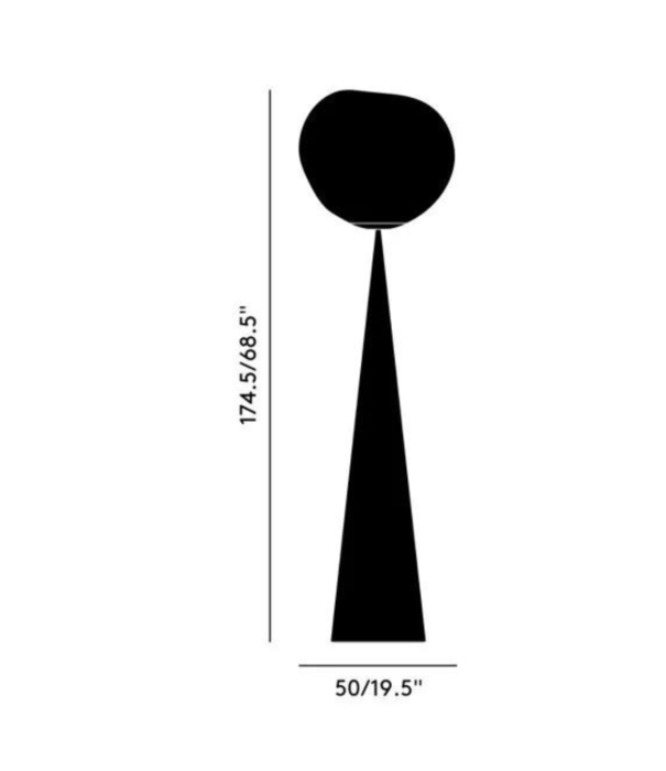 Tom Dixon  Tom Dixon Melt Cone Fat Vloerlamp