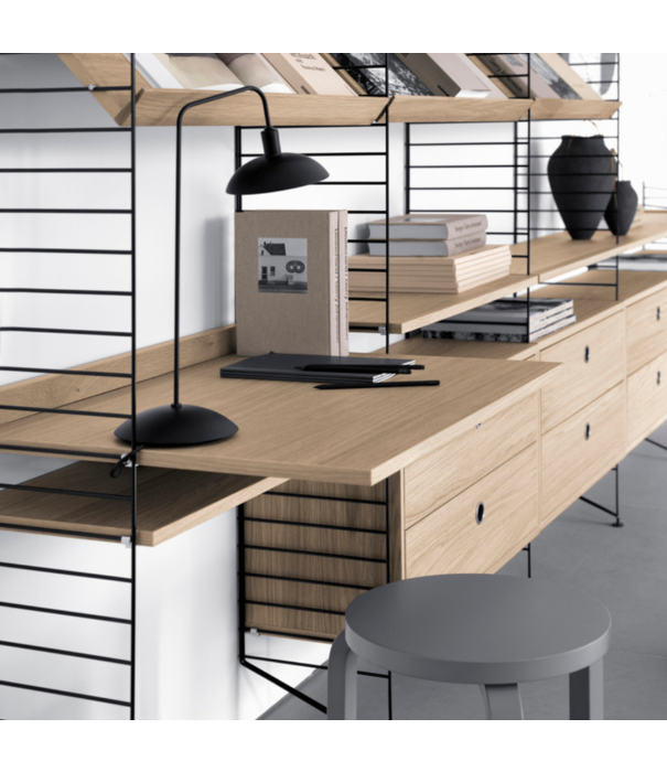 String  String Woonkamer K combinatie hout