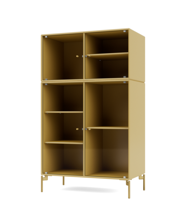 Montana Furniture  Ripple 3 glass cabinet with legs