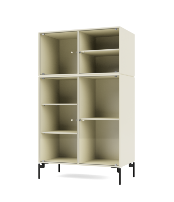 Montana Furniture  Ripple 3 glass cabinet with legs
