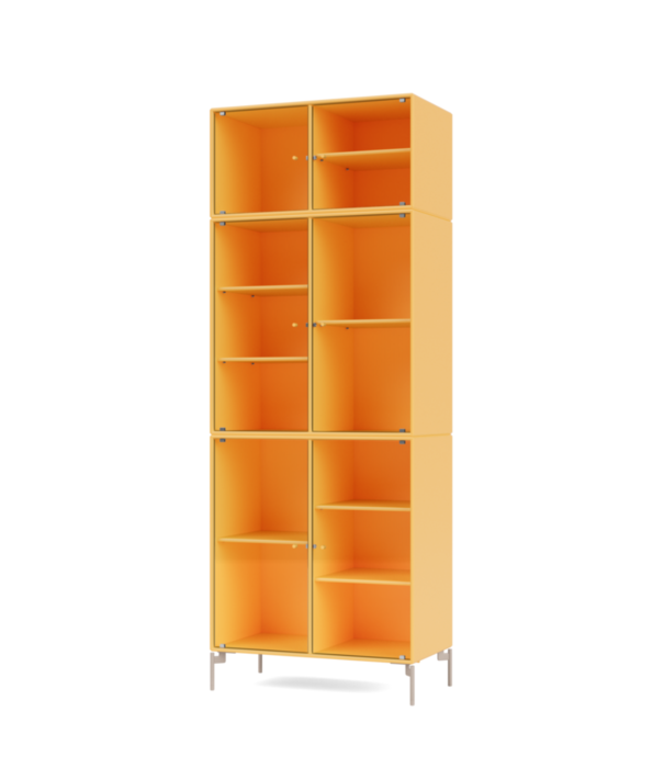 Montana Furniture  Montana Selection Ripple 4 Vitrinekast met poten