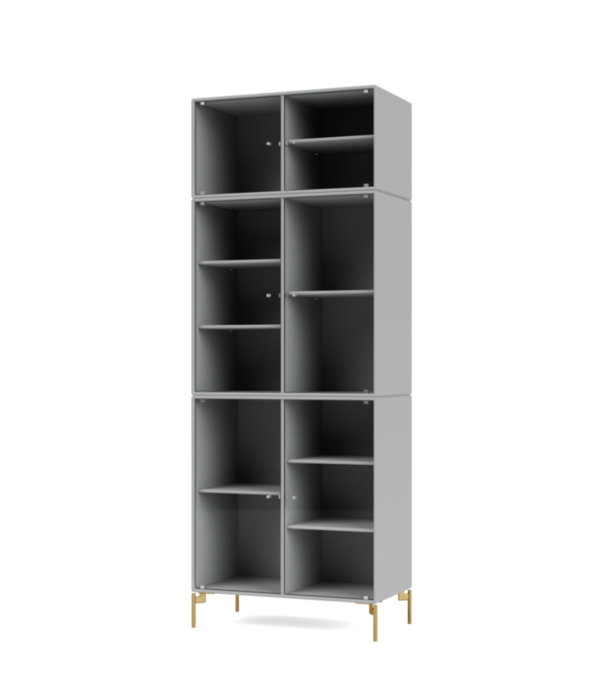 Montana Furniture  Ripple 4 Vitrine Cabinet with legs