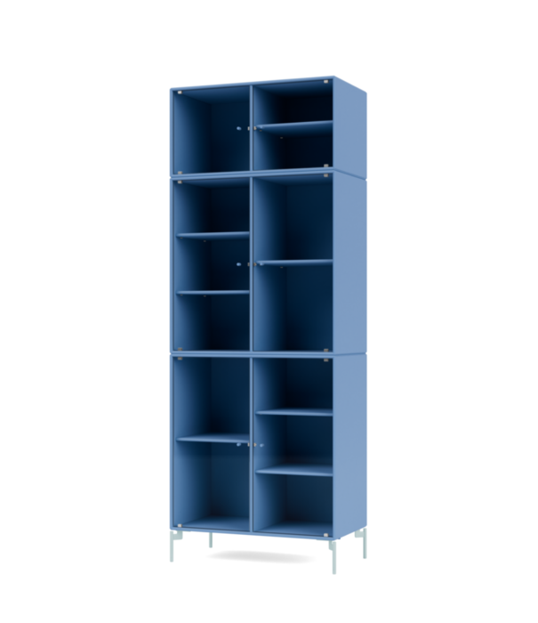 Montana Furniture  Ripple 4 Vitrine Cabinet with legs