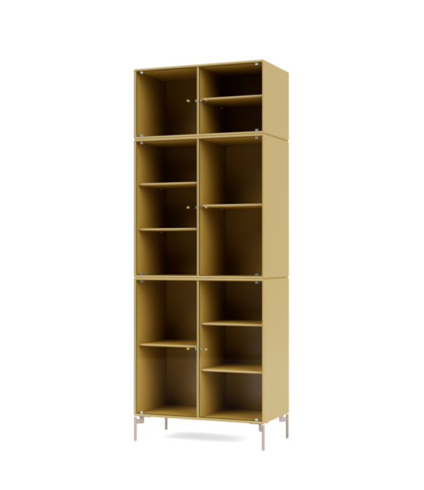 Montana Furniture  Ripple 4 Vitrine Cabinet with legs