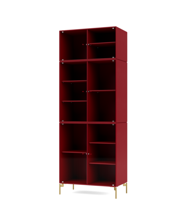 Montana Furniture  Ripple 4 Vitrine Cabinet with legs