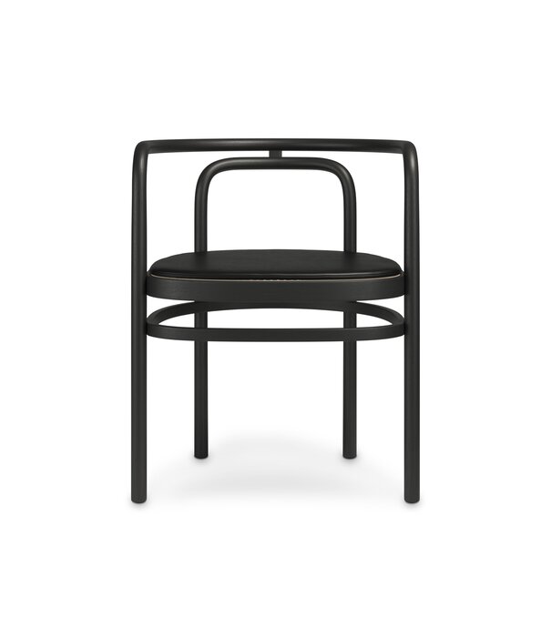 Fritz Hansen Fritz Hansen PK15 Armchair black ash, french cane