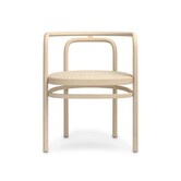 Fritz Hansen PK15 Armstoel essen, frans riet