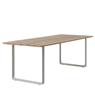 Muuto 70/70 Outdoor Table  Mohogany 225 x 90