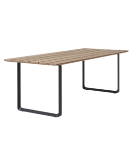 Muuto - 70/70 Outdoor tafel mahonie L225