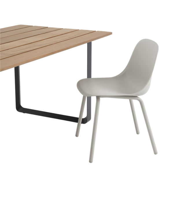 Muuto  Muuto Fiber Outdoor Side Chair, tube base